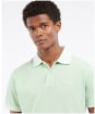 Men's Barbour Washed Sports Polo Shirt - DUSTY MINT