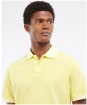 Men's Barbour Washed Sports Polo Shirt - Lemon Zest