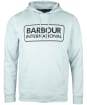 Men's Barbour International Pop Over Hoodie - Pastel Spruce