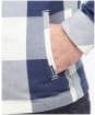 Men's Barbour Essential Check Overshirt - Navy