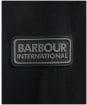 Men's Barbour International Baffle Zip Thru Hoodie - Black