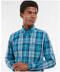 Men's Barbour Sandwood Tailored Shirt - Aqua