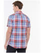 Men's Barbour Abney S/S Tailored Shirt - Mid Blue
