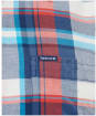 Men's Barbour Langstone S/S Summer Shirt - Blue