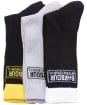 Men's Barbour International Heli Sock 3 Pack  - Black