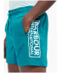 Men's Barbour International Large Logo Swim Shorts - SHADED SPRUCE