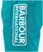 Men's Barbour International Large Logo Swim Shorts - SHADED SPRUCE
