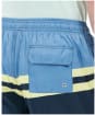 Men’s Barbour Double Stripe Swim Shorts - Force Blue