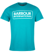 Men's Barbour International Essential Large Logo Tee - SHADED SPRUCE