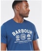 Men's Barbour Keelson Tee - Insignia Blue