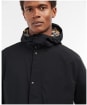 Men's Barbour Waterproof Hooded Bedale - BLACK/DRESS
