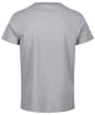 Men’s GANT Banner Shield T-Shirt - Grey Melange