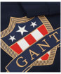 Men’s GANT Banner Shield Crew Neck Sweater - Evening Blue