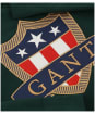 Men’s GANT Banner Shield Crew Neck Sweater - Tartan Green