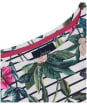 Women’s Joules Harbour Print Top - Cream Navy Floral Stripe