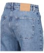 Women’s GANT Cropped Flare Jeans - Mid Blue Broken Indigo