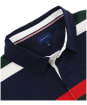 Men’s GANT Banner Shield HR Rugby Shirt - Tartan Green