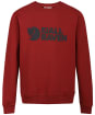 Men’s Fjallraven Logo Sweater - Red Oak