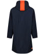 Zone3 Polar Fleece Parka Robe Jacket - Navy / Grey / Orange