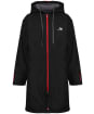 Zone3 Polar Fleece Parka Robe Jacket - Black / Red / Grey