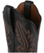 Women’s Ariat Heritage R Toe Stretch Fit Western Boots - Black Deertan