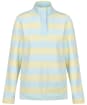Women’s Crew Clothing Half Button Sweater - Blue / Yellow