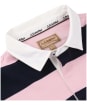 Men’s Schoffel St Mawes Rugby Shirt - Navy / Pink Stripe