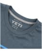 YETI Logo Badge Short Sleeve T-Shirt - Indigo