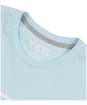 YETI Logo Badge Short Sleeve T-Shirt - Light Blue