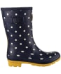 Women’s Joules Molly Wellies - French Navy Spot