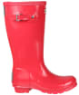 Kids Hunter Original Gloss Wellington Boots, 12-4 - Rowan Pink