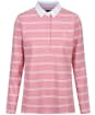 Women’s Crew Clothing Rugby Top - Rose / White