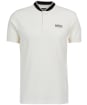 Men’s Barbour International Tipped Sports Collar Polo Shirt - Whisper White