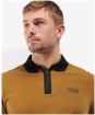 Men’s Barbour International Transmission Zip Polo Shirt - Russet