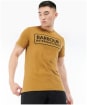 Men's Barbour International Essential Large Logo Tee - Russet