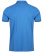 Men's GANT Contrast Collar Short Sleeve Rugger Shirt - DAY BLUE