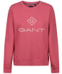 Women’s GANT Lock Up Logo Crew Neck Sweatshirt - Rapture Rose