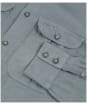 Men’s Amundsen Safari Linen Shirt - Stormy Blue