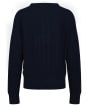 Women’s Musto Cable Knit Crew Neck Sweater - Navy