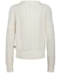 Women’s Musto Cable Knit Crew Neck Sweater - Antique Sail White
