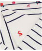 Women's Joules Harbour Print Top - Cream Garden Stripe