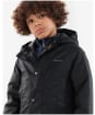 Boy’s Barbour Hooded Beaufort Wax Jacket - 10-15yrs - Black