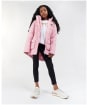 Girl's Barbour International Enduro Quilted Jacket, 2-15yrs - Candy Pink
