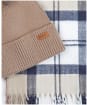 Women’s Barbour Dover Beanie & Hailes Scarf Gift Set - Rosewood