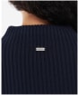Women's Barbour Stripe Guernsey Knit Sweater - Navy Stripe 2