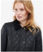 Women's Barbour Trefoil Quilted Jacket - Black / Renaissance Floral