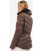 Women's Barbour International Santa Rosa Quilted Jacket - Bitter Chocolate