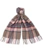 Women's Barbour Lonnen Check Scarf - OLIVE BERRY