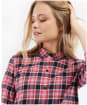 Women’s Barbour Windbound Shirt - NAVY/LILAC CHECK