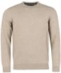 Men's Barbour Essential Lambswool Crew Neck Sweater - FOSSIL